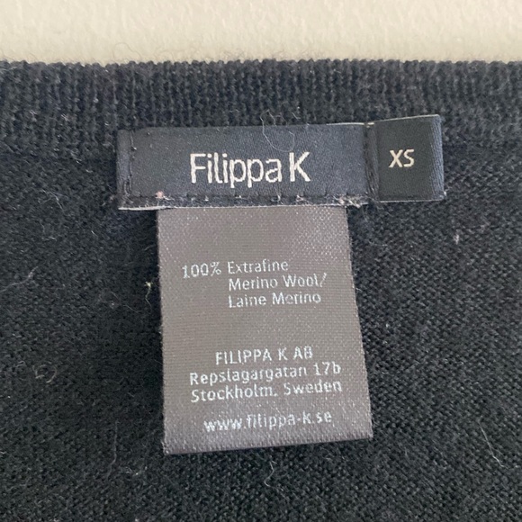 Filippa K Merino Wool V-Neck Sweater - Picture 3 of 15
